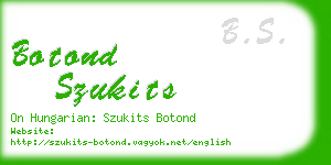 botond szukits business card